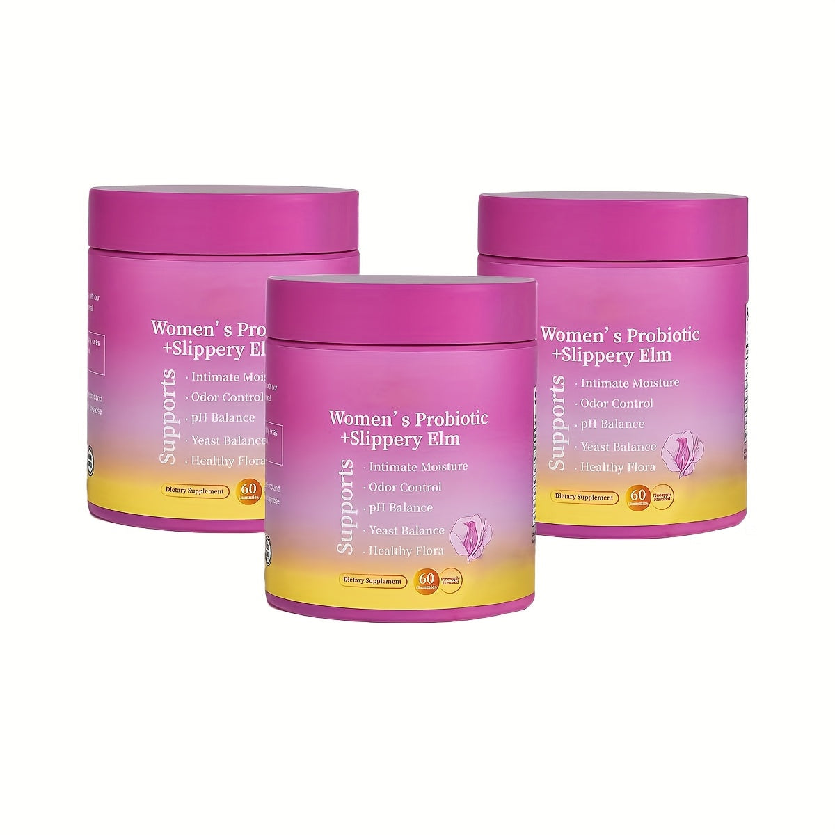 Women's Probiotic Gummies - 60 Count Daily Digestive Health Support BoosTelle