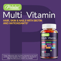 Premium Antioxidant Multivitamin - 60 Capsules for Healthy Hair, Skin, Nails & Brain Support BoosTelle