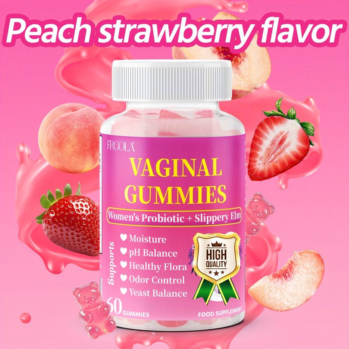 Women's Feminine Health Gummies - Natural Private Care Support with Probiotics, Fenugreek & Maca Root BoosTelle