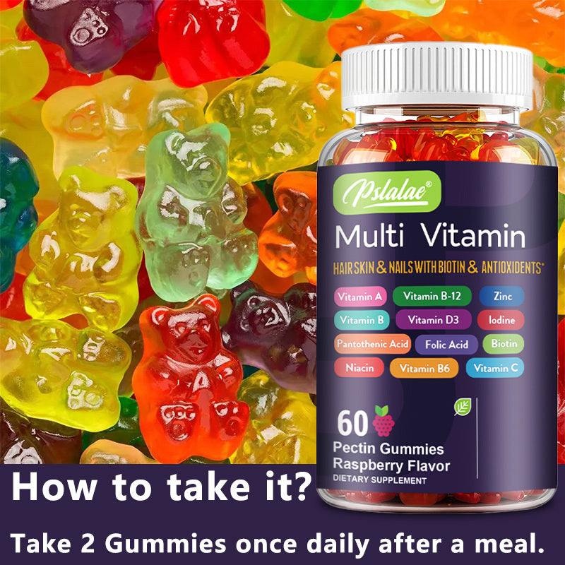 Premium Antioxidant Multivitamin - 60 Capsules for Healthy Hair, Skin, Nails & Brain Support BoosTelle