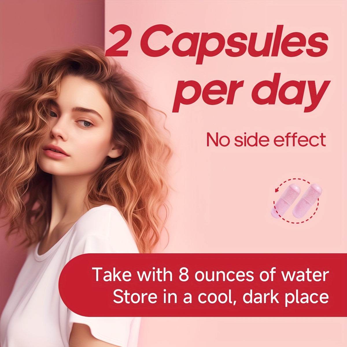 Women's Private Probiotics - pH Balance Support for Intimate Health with Cranberry (60 Capsules) BoosTelle