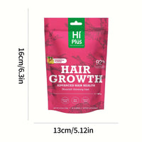 Hiplus Hair Growth Gummies - Collagen Complex, 90 Count BoosTelle