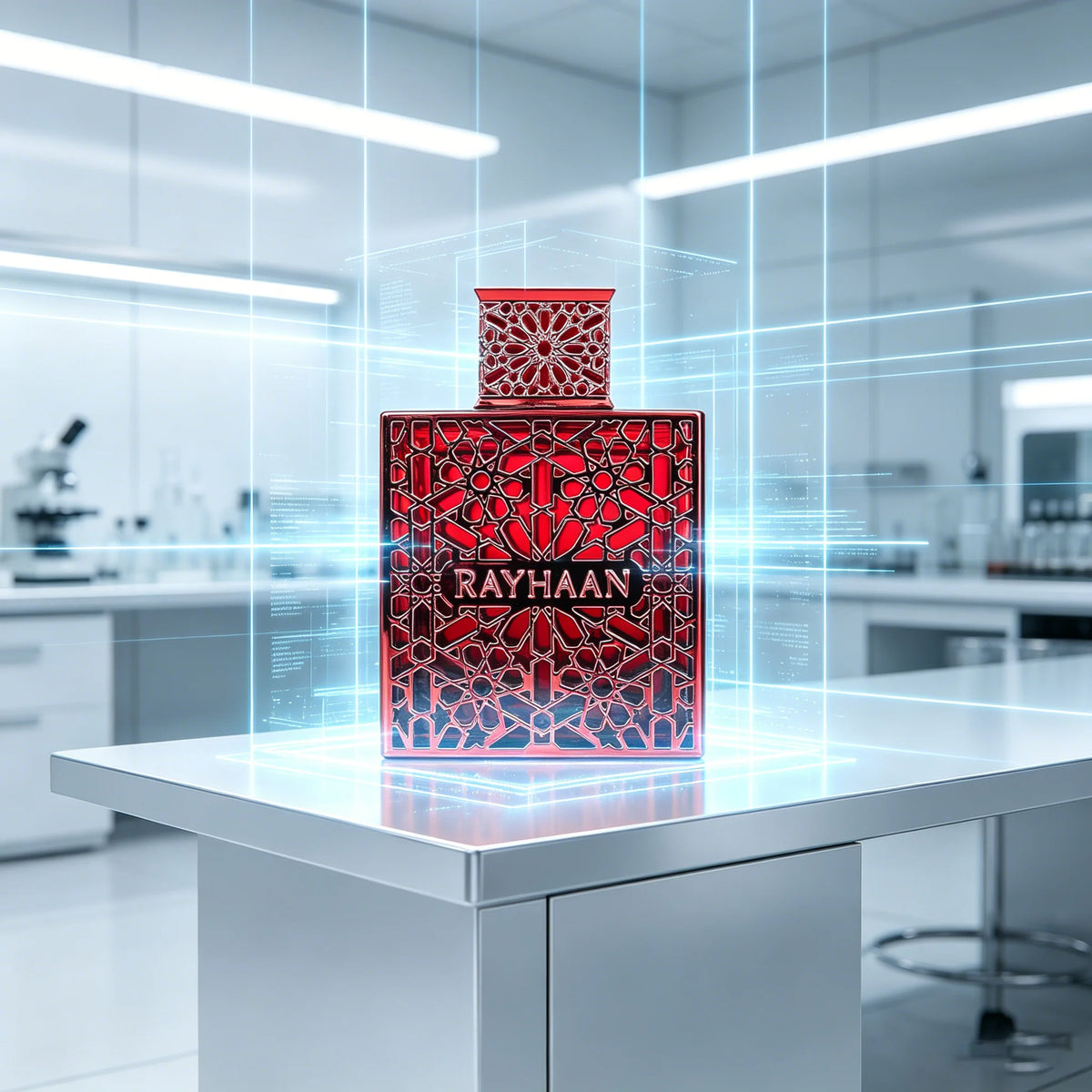 Rayhaan Eau de Parfum Spray Collection – Long-Lasting Fragrance for Men & Unisex, Crimson, Lion, Tropical Vibe, Pacific Aura & Elixir – Premium Scent, 3.4 oz / 100 ml Options BoosTelle