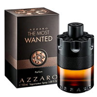 Azzaro The Most Wanted Parfum | Black-gold gun design, tobacco-amber notes, maximum longevity BoosTelle