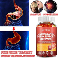 SOOMIIG Liver Cleanse Detox Gummies + Liver Nutrients with Milk Thistle Extract To Help Cleanse, Detoxify and Purify The Liver BoosTelle