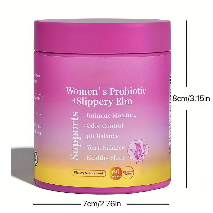 Women's Probiotic Gummies - 60 Count Daily Digestive Health Support BoosTelle