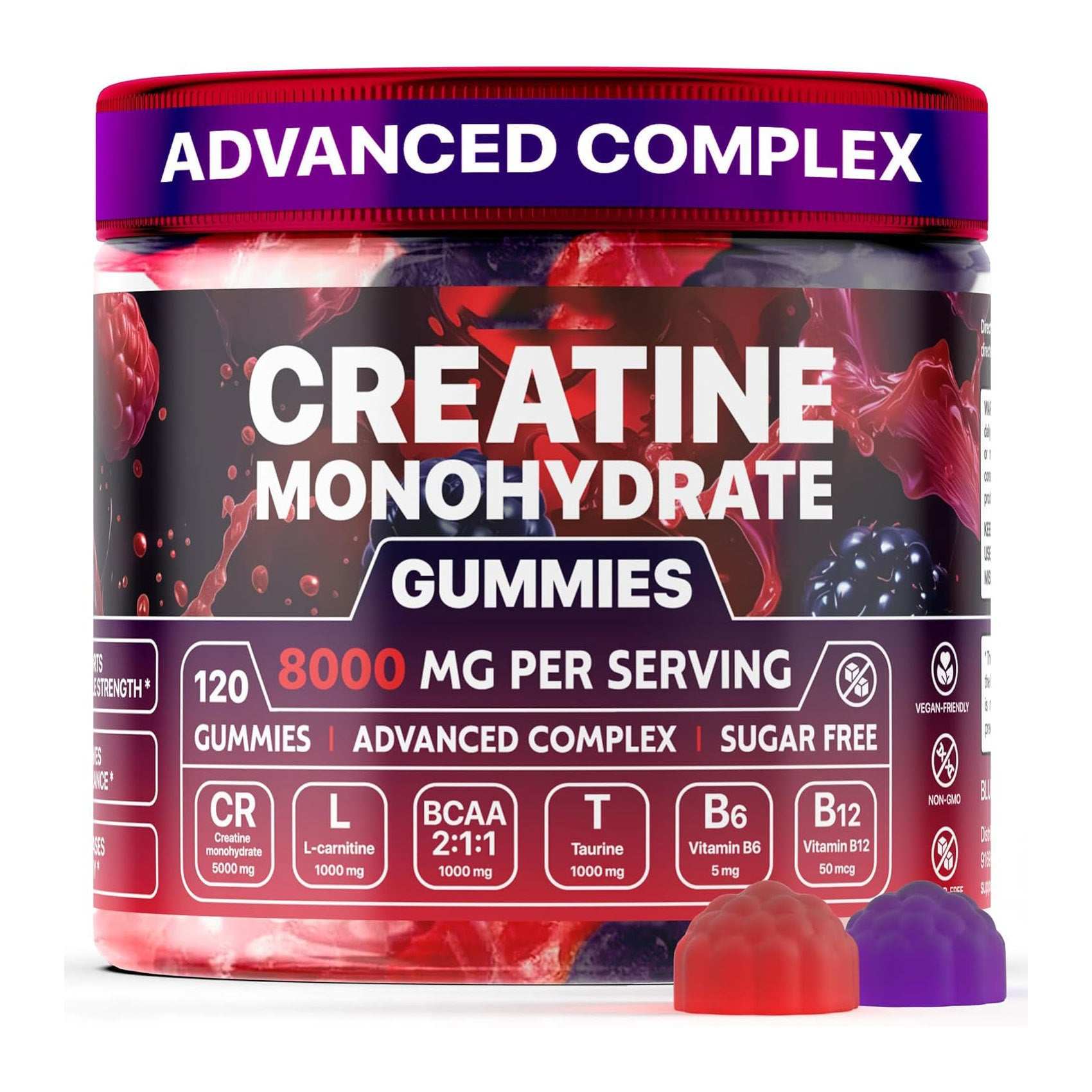 Creatine Gummies And Vitamins BoosTelle