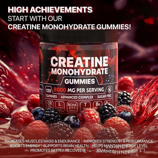 Creatine Gummies And Vitamins BoosTelle
